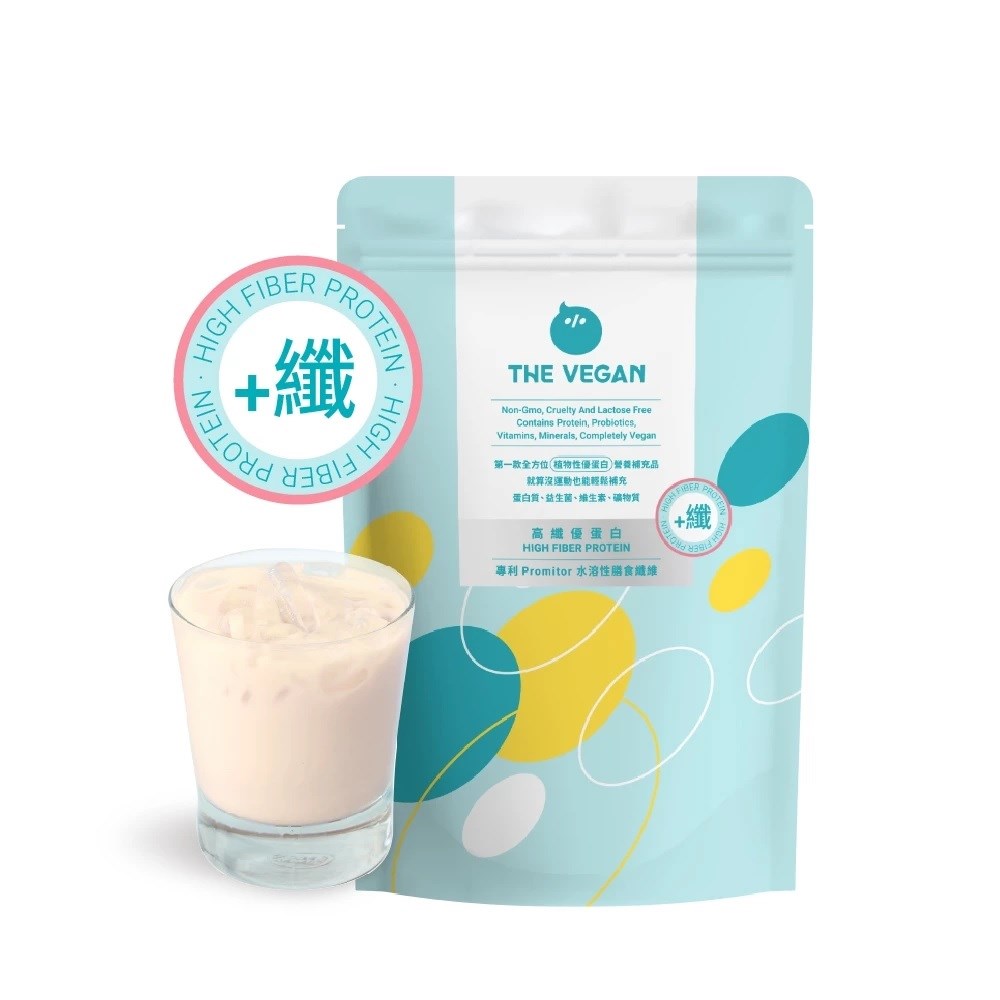 THE VEGAN 樂維根 優纖植物高纖優蛋白 水蜜桃1KG/包 水溶性膳食纖維 促進腸胃蠕動 分離大豆蛋白