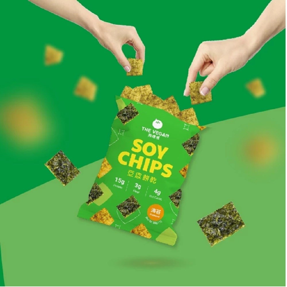 THE VEGAN 樂維根 豆皮餅乾 蛋白餅乾零食 素食蛋白 大豆蛋白 蛋白棒 番茄 海苔 洋蔥酸奶 可可 青檸椒鹽