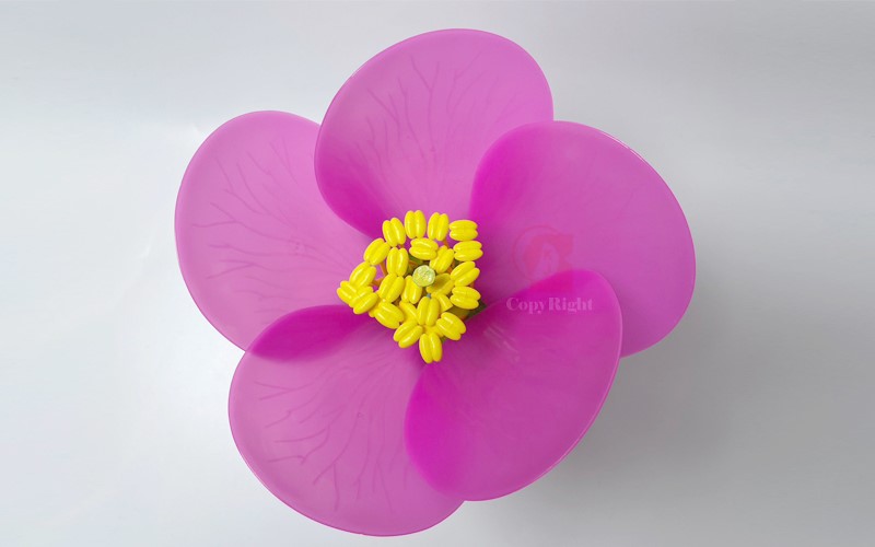 完全花構造模型Camellia Flower model