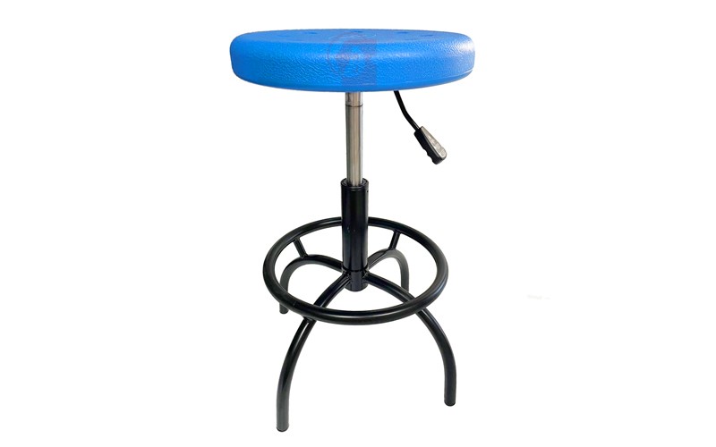 Metal Legs & HDPE Round Seat ,Adjustable Height 50-62CM Round,LABORATORY STOOL,環保椅,氣壓升降椅,環保實驗椅,環保工作椅