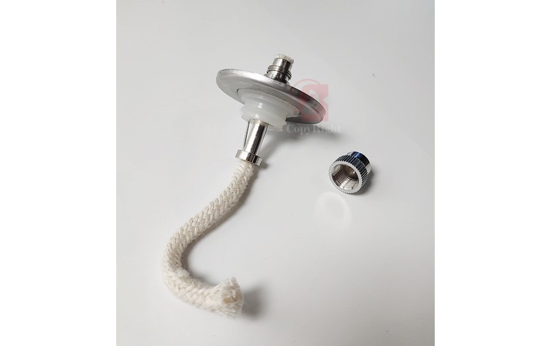 不鏽鋼安全酒精燈,Stainless Steel Spirit Lamp With Wick Adjustable,100ml,可調式燈芯