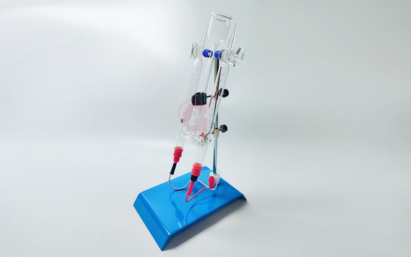 水電解實驗器(賀夫曼式),國中理化實驗,Hofmann Voltameter,Electrolysis of Water,霍夫曼電量計,A6-001,國教儀器