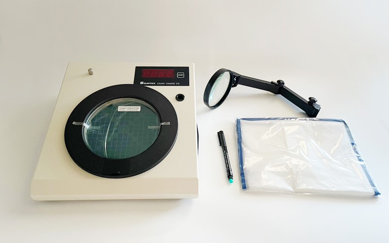 4數位顯示菌落計數器,Colony counter,4-Digit Bright Red  LED Display,A6-090-4,Pressure sensor,國教儀器