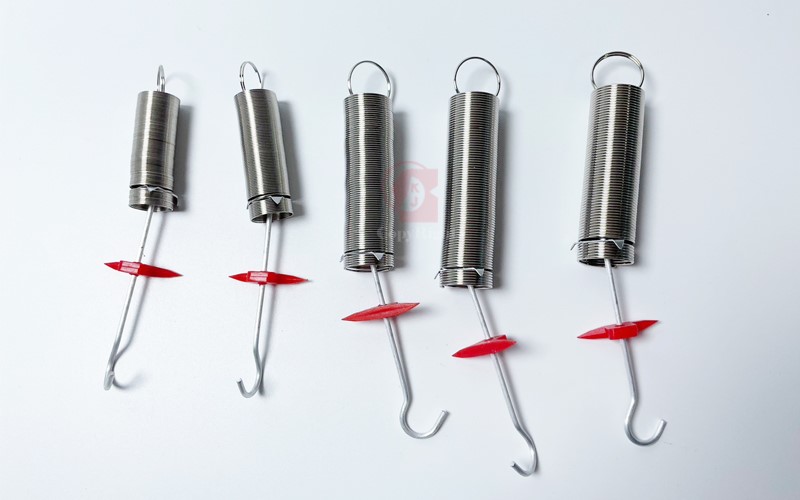 帶指針彈簧組,Spring Loop(with Red Pointer),Hookes Law Spring set,0.5N、1N、2N、3N、 5N,精密彈簧,帶有紅色指針,物理力學實驗,A12-098,國教儀器