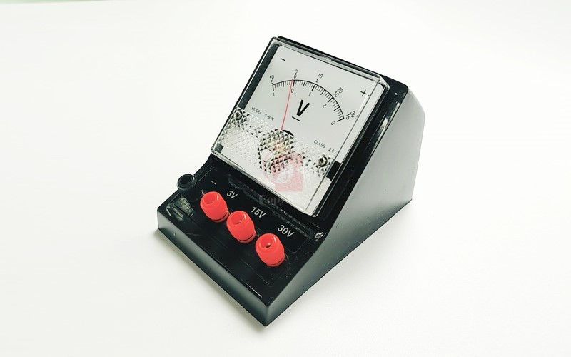 Voltmeter,.電壓表,電壓計,3V,15V,30V,三段式,A13-003-3,國教儀器