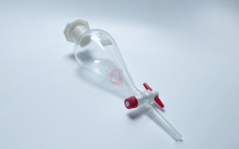 梨型高級分液漏斗,Separating funnel,玻璃活栓,球型,A1-036,國教儀器