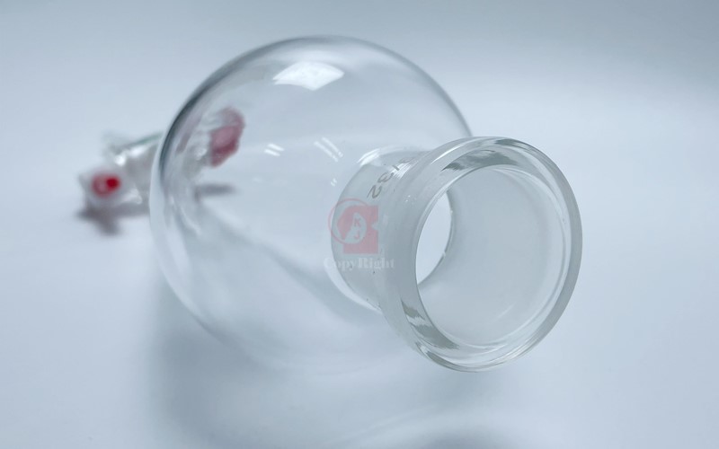 梨型高級分液漏斗瓶口,Separating funnel,玻璃活栓,球型,A1-036,國教儀器