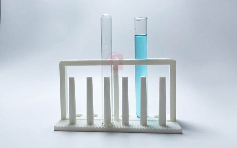 本產品不含試管架,試管架(塑膠製),Plastic 6 Hole Test Tube Rack,ABS材質,6孔6柱,孔徑19mm,適用15-18mm口徑,A1-079-3b,國教儀器