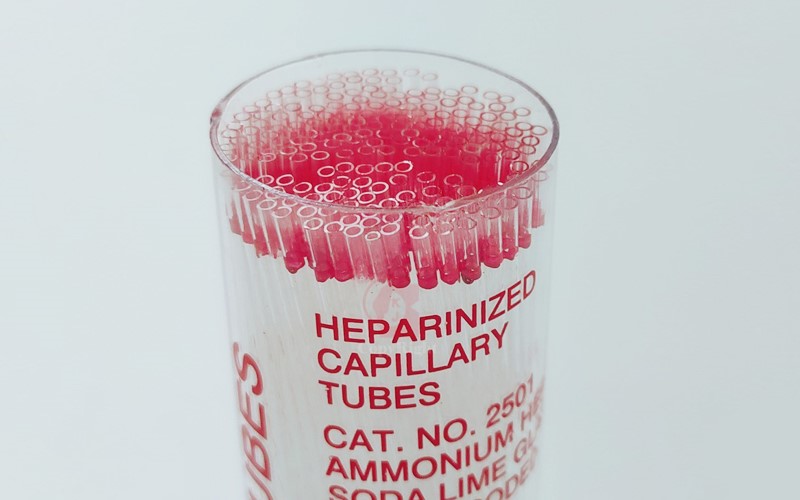 紅毛細管,KIMBLE Capillary,200 Tubes,Heparinized,抗凝劑,容量75ul,碳酸鈉玻璃,ψ1.1-1.2×75mm,A1-054-4,國教儀器