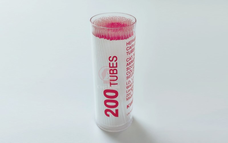 紅毛細管,KIMBLE Capillary,200 Tubes,Heparinized,抗凝劑,容量75ul,碳酸鈉玻璃,ψ1.1-1.2×75mm,A1-054-4,國教儀器