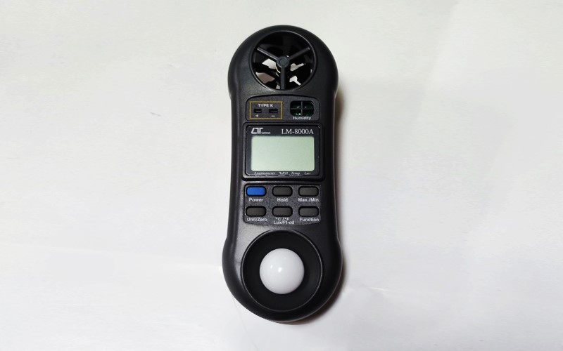 掌上型風速/照度/濕度/溫度計,Anemometer, Humidity,Light Meter, Thermometer,一機四合一多功能,環境測量,氣象量測,照度計,風速計,溫溼度計