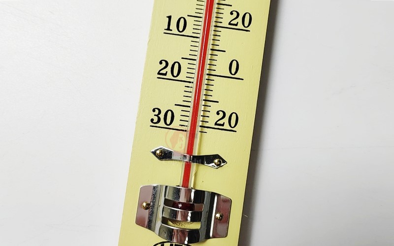Thermometer,掛式溫度計,-30℃～+50℃,-20℉～120℉,木質板面,長24cm,C1-015,國教儀器