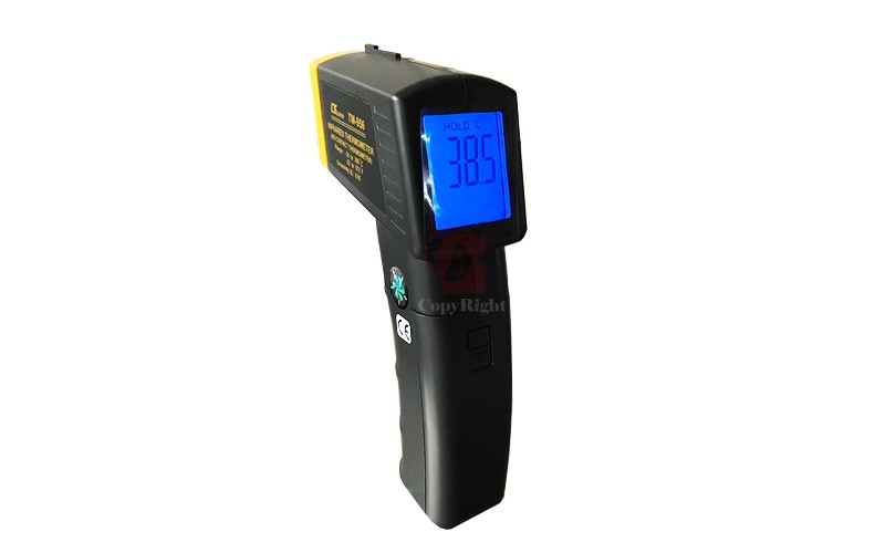 槍型紅外線溫度計,Infrared Thermometer,-30°C～300°C±3％,℃/℉,LED紅光指引功能,160×92×45mm,C1-026-8,國教儀器