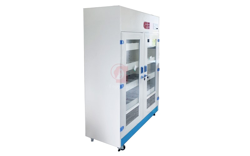 PVC防震多功能藥品櫃(抽氣式),抽氣防震藥品櫃,PVC Earthquake-Resistant Chemical cabinet,耐腐蝕藥品櫃,實驗室藥品櫃