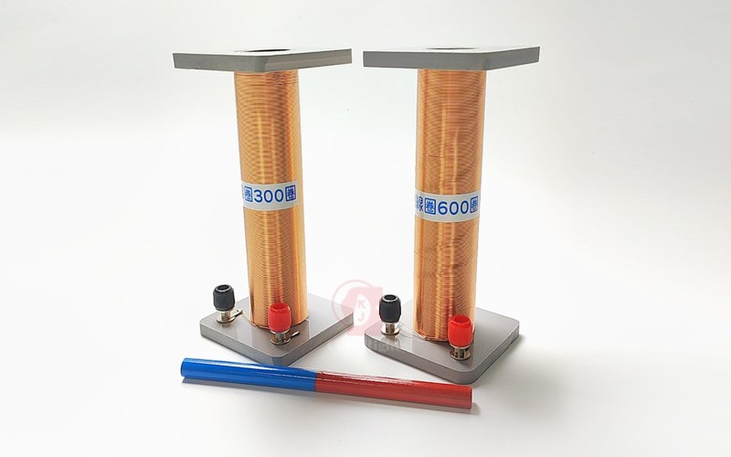 雙線圈組,Electromagnet Double Coil 300匝&600匝的線圈,含兩個接線端子