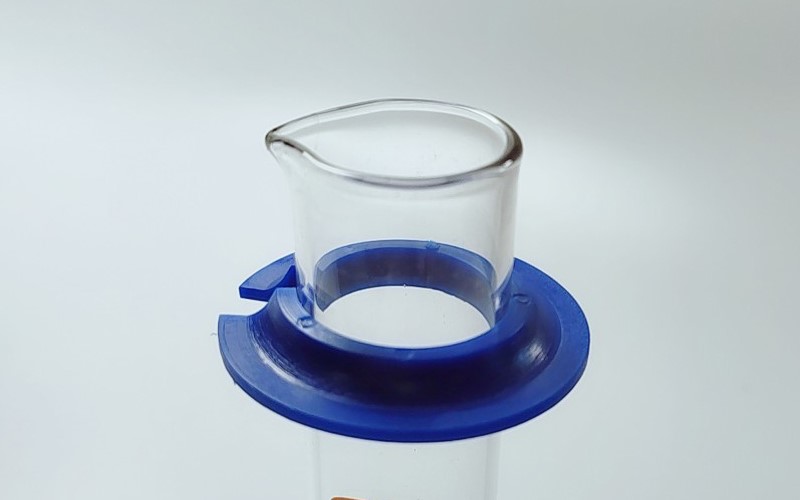 Measuring Cylinder with Detachable Plastic Base & Protection Collar 25ml,安全防護量筒,國教儀器,A1-140-2