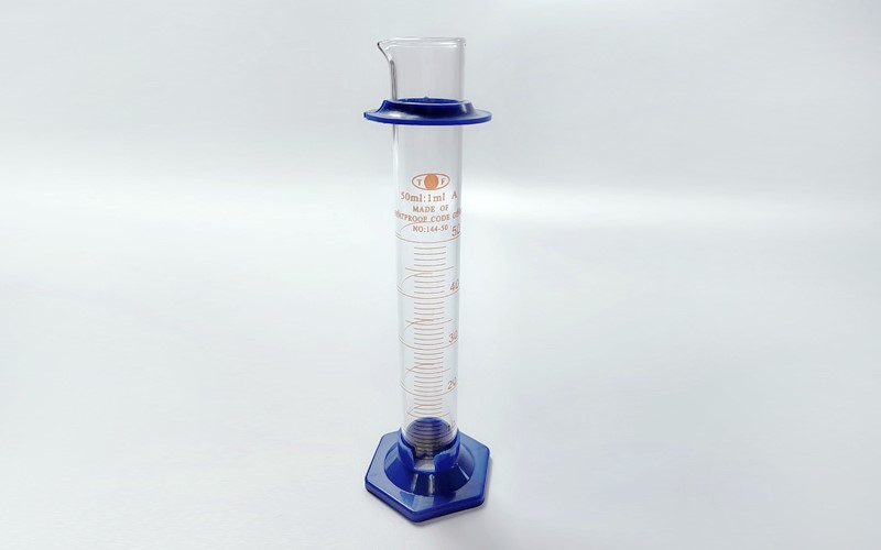 Measuring Cylinder with Detachable Plastic Base & Protection Collar 25ml,安全防護量筒,國教儀器,A1-140-2