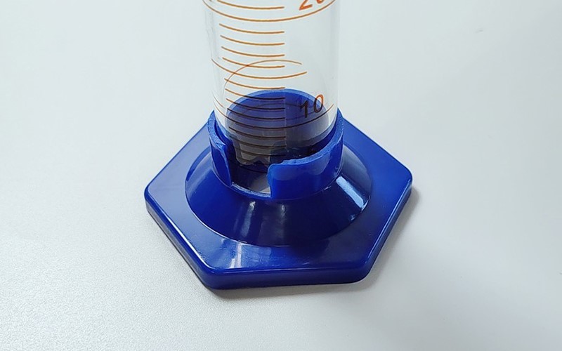 Measuring Cylinder with Detachable Plastic Base & Protection Collar 25ml,安全防護量筒,國教儀器,A1-140-2