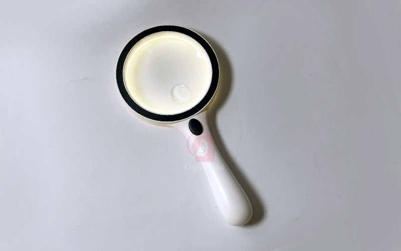 LED附燈放大鏡(雙鏡),Lighted LED Magnifier,2.1X/4.5X,手持式光源放大鏡,鏡片光學級壓克力鏡片,A10-011-09a,國教儀器