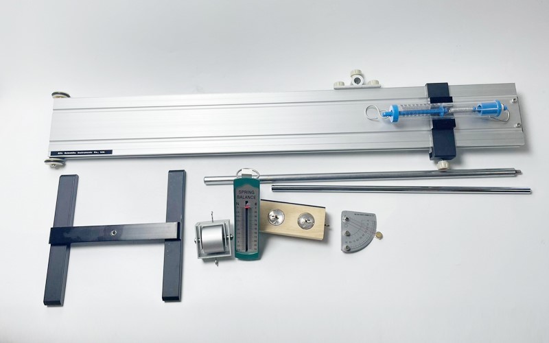 滑軌式斜面實驗組,Inclined Plane Experiment Kit,平面的傾斜度與平面上的物體 在保持靜止時所需的力之相關性,A12-088,國教儀器