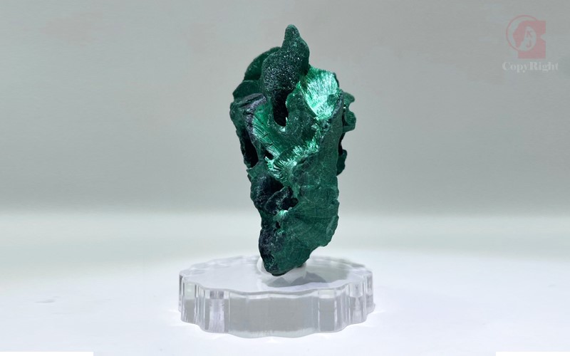 剛果絲絨孔雀石,Congo Malachite,剛果孔雀石,原礦,礦石,礦物,產地剛果,具絲綢絲絨的光澤