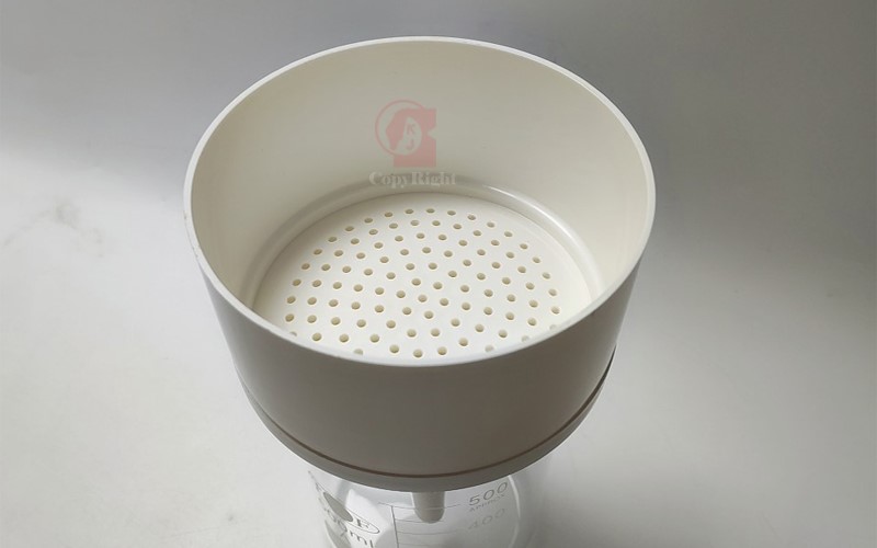 Separable PP Buchner Funnel,可分離PP布式漏斗,塑膠分離式粉體漏斗,專業國中實驗室設備,專業高中實驗室器材,專業國小實驗室設備器材,國教儀器