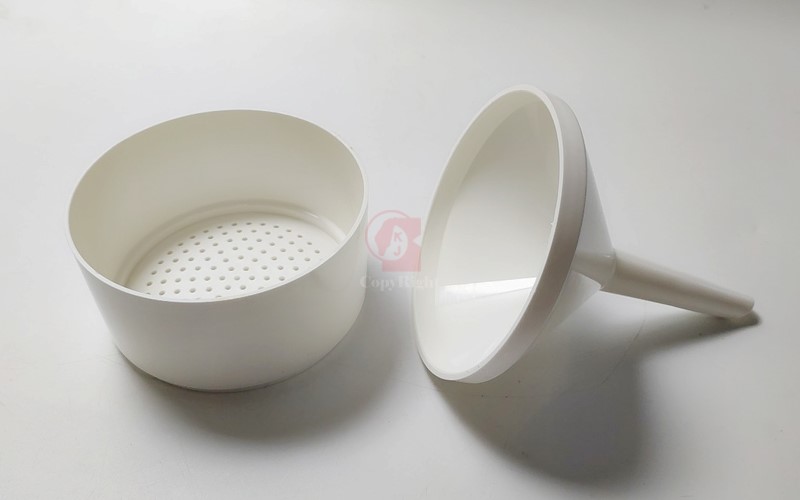 Separable PP Buchner Funnel,可分離PP布式漏斗,塑膠分離式粉體漏斗,專業國中實驗室設備,專業高中實驗室器材,專業國小實驗室設備器材,國教儀器