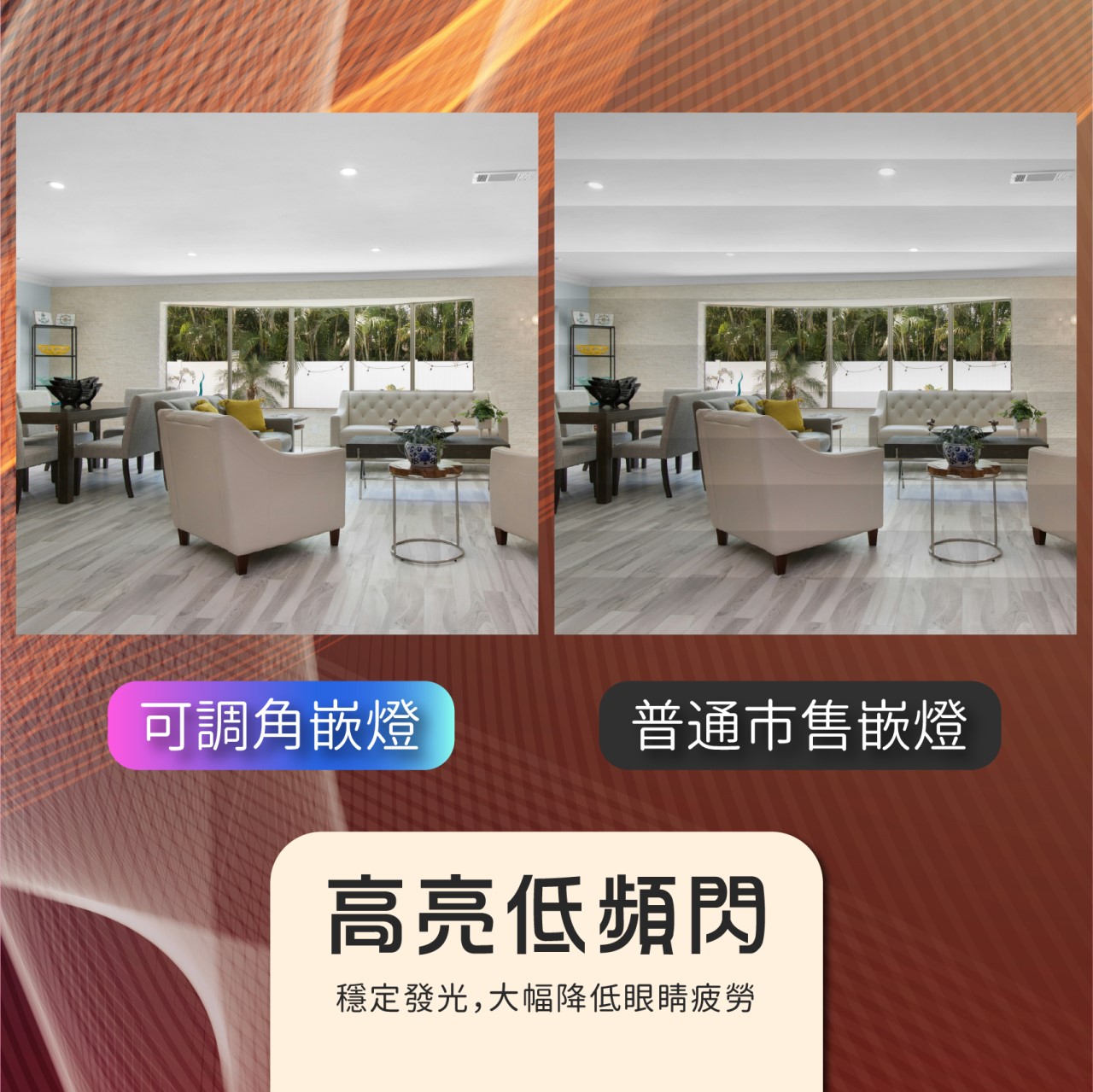 ◎2024新款大同7W/9W LED可調角嵌燈/蜂巢透鏡崁燈 CNS認證 開孔7cm/9.5cm