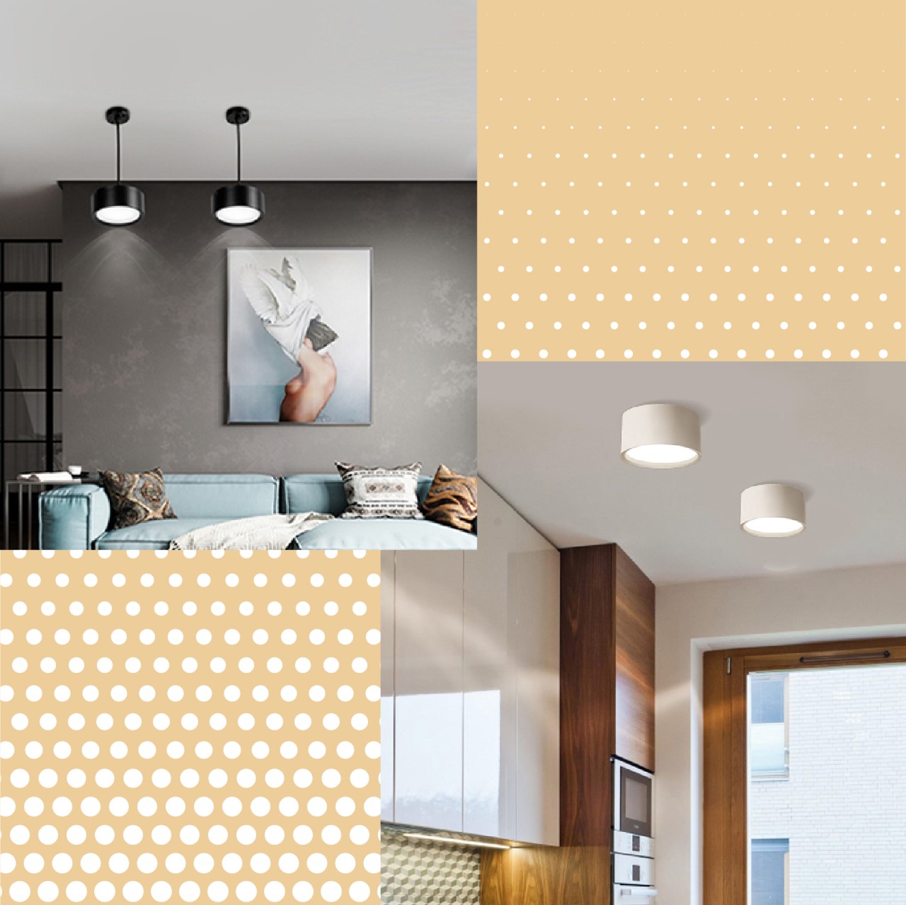 ◎LED 散光一體式吸頂筒燈，12W，可加吊線安裝，白光/自然光/黃光，全電壓 另有15/18W