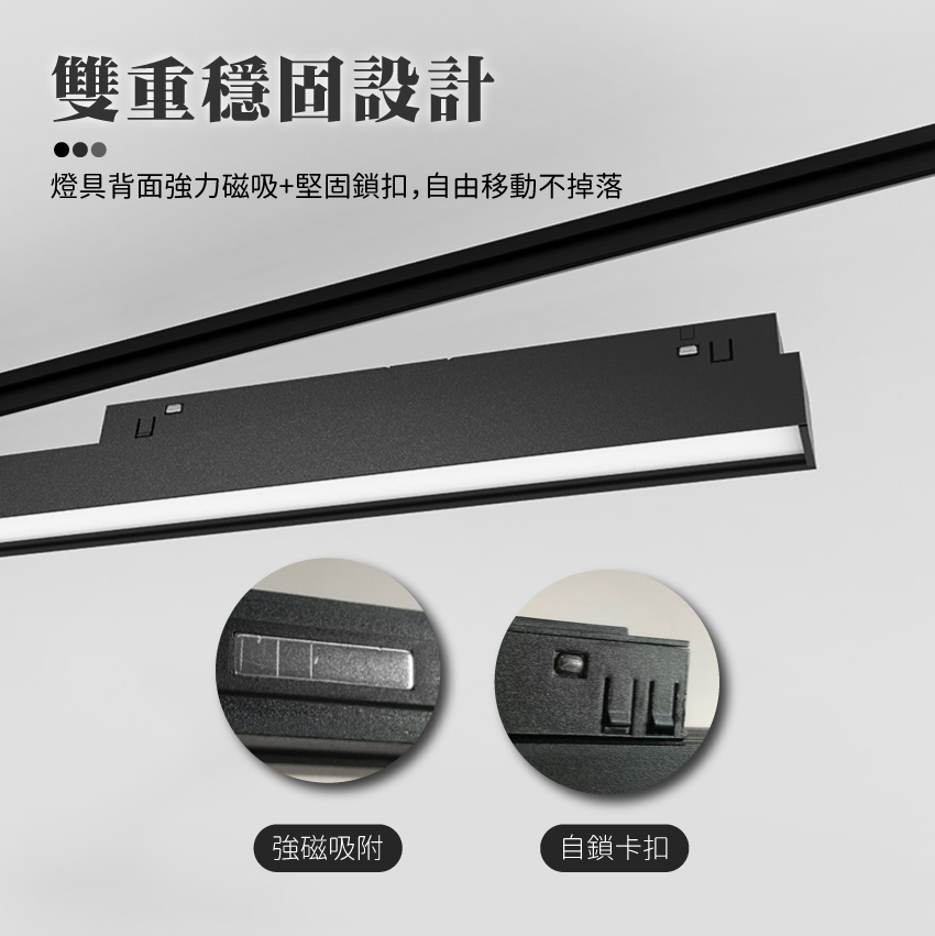 ◎全新磁吸軌道燈 可明裝 可暗裝 可吊裝 無主燈設計 無邊框 來電或客服客製