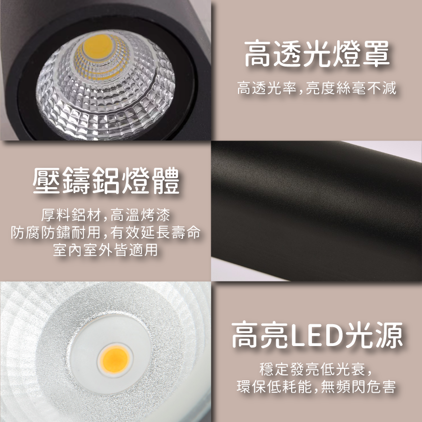 ◎戶外IP54防水防塵LED長型壁燈 防潮 防蟲 造景/景觀/庭園/氛圍 現代簡約北歐風 黃光