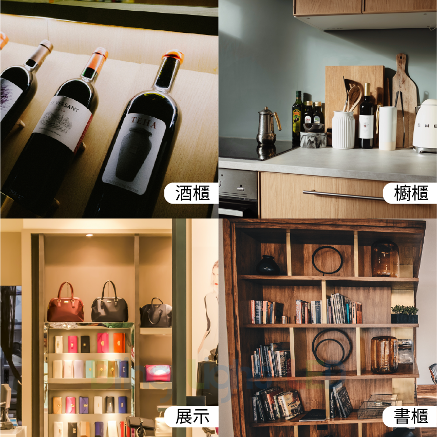 ◎LED 2W櫥櫃可調角小嵌燈 展示燈/書櫃燈 聚光款 開孔4.5CM 霧銀色 三種燈色