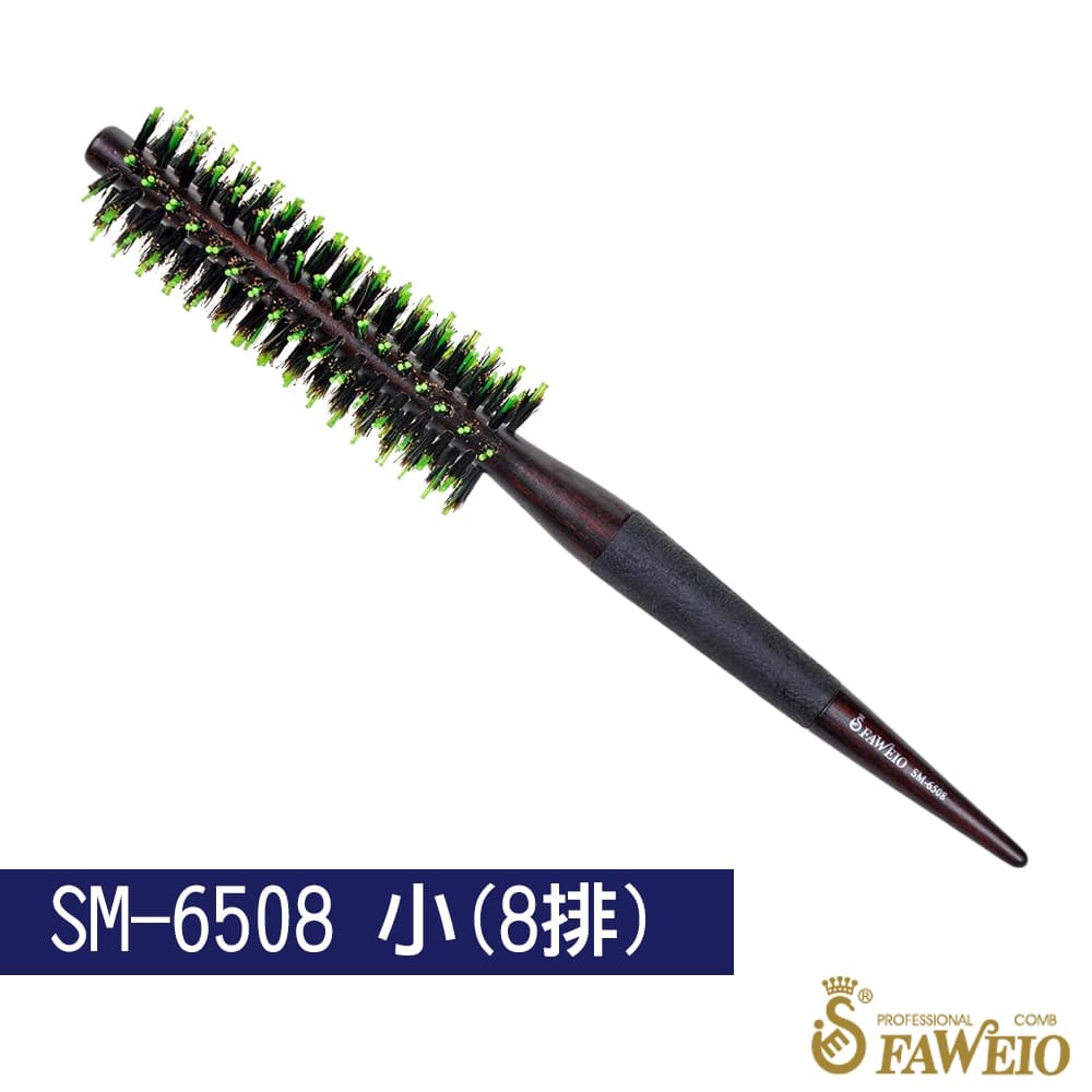 螢光尼龍鬃毛圓梳