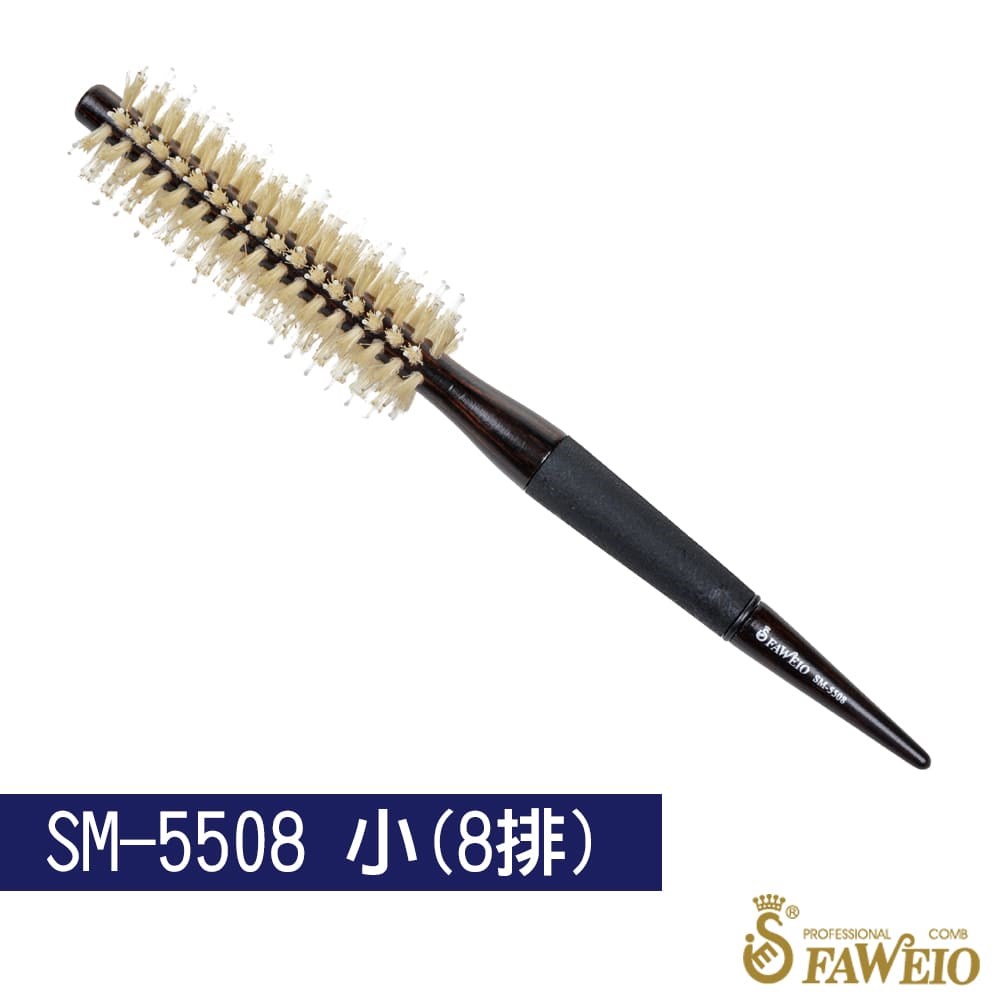 尖尾白鬃毛圓梳