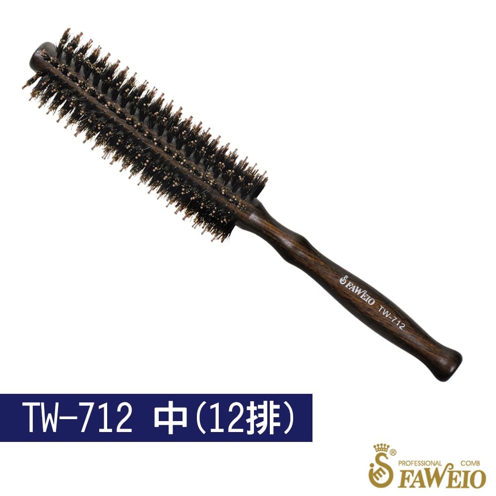 雞翅木色加長葫蘆圓梳 
