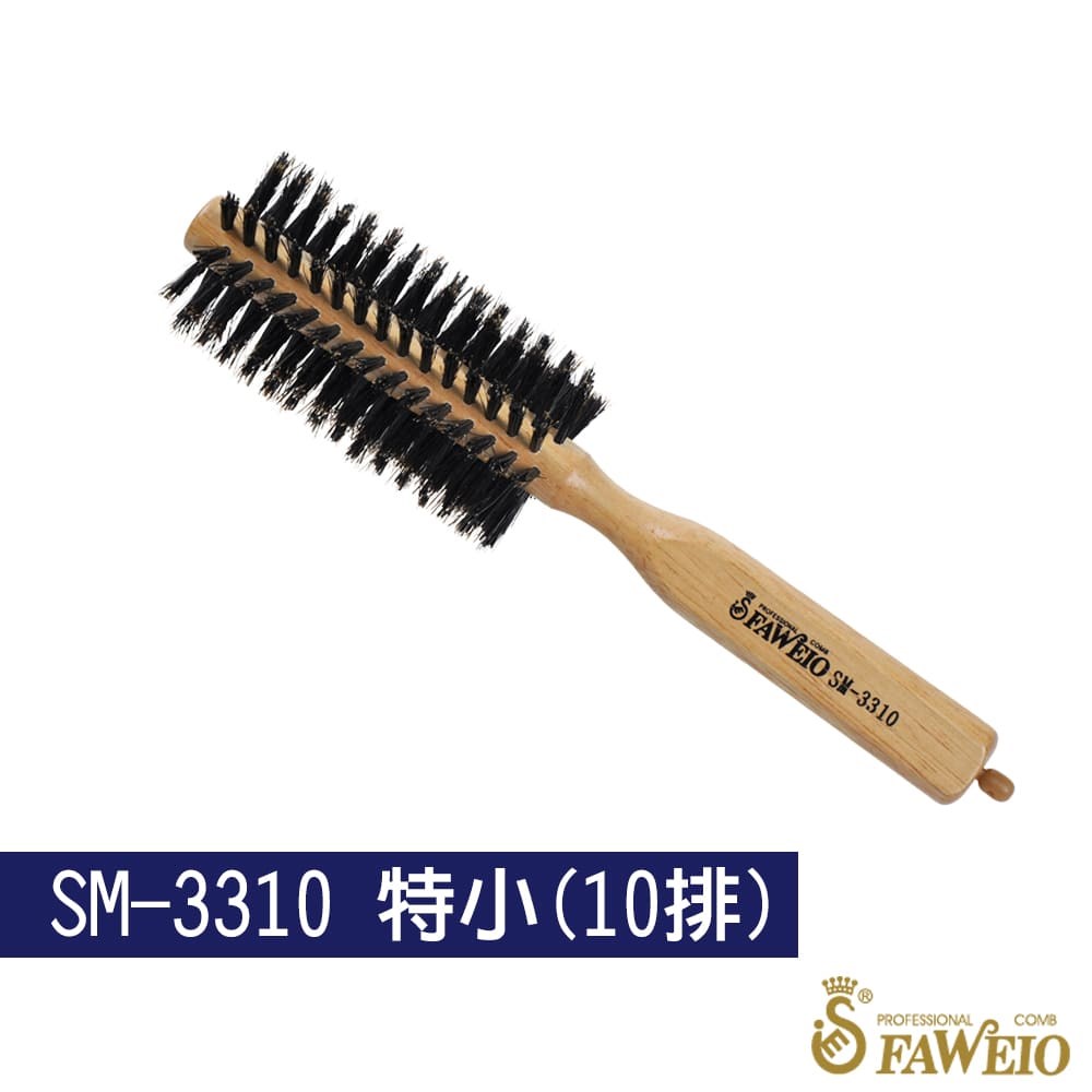 三角柄原木鬃毛梳