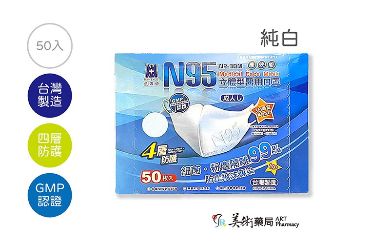 藍鷹N95醫用口罩