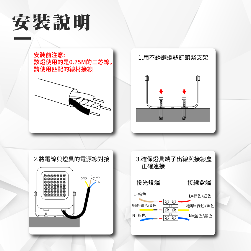 ◎大同LED 防水戶外投光燈/投射燈 30W/50W/100W，CNS認證，全電壓
