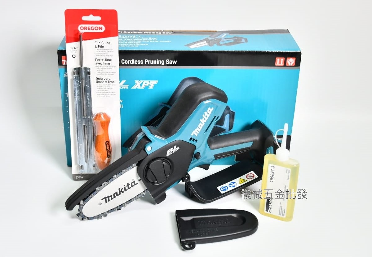 makita {牧田}  DUC101RF01 18V3.0A 4英吋充電式無刷手持式鏈鋸機,電動工具