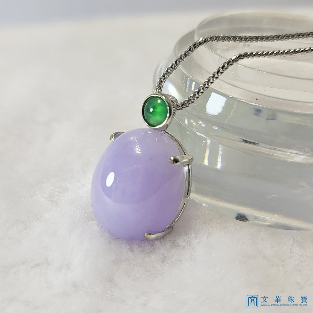紫翡蛋面墜(已售出)