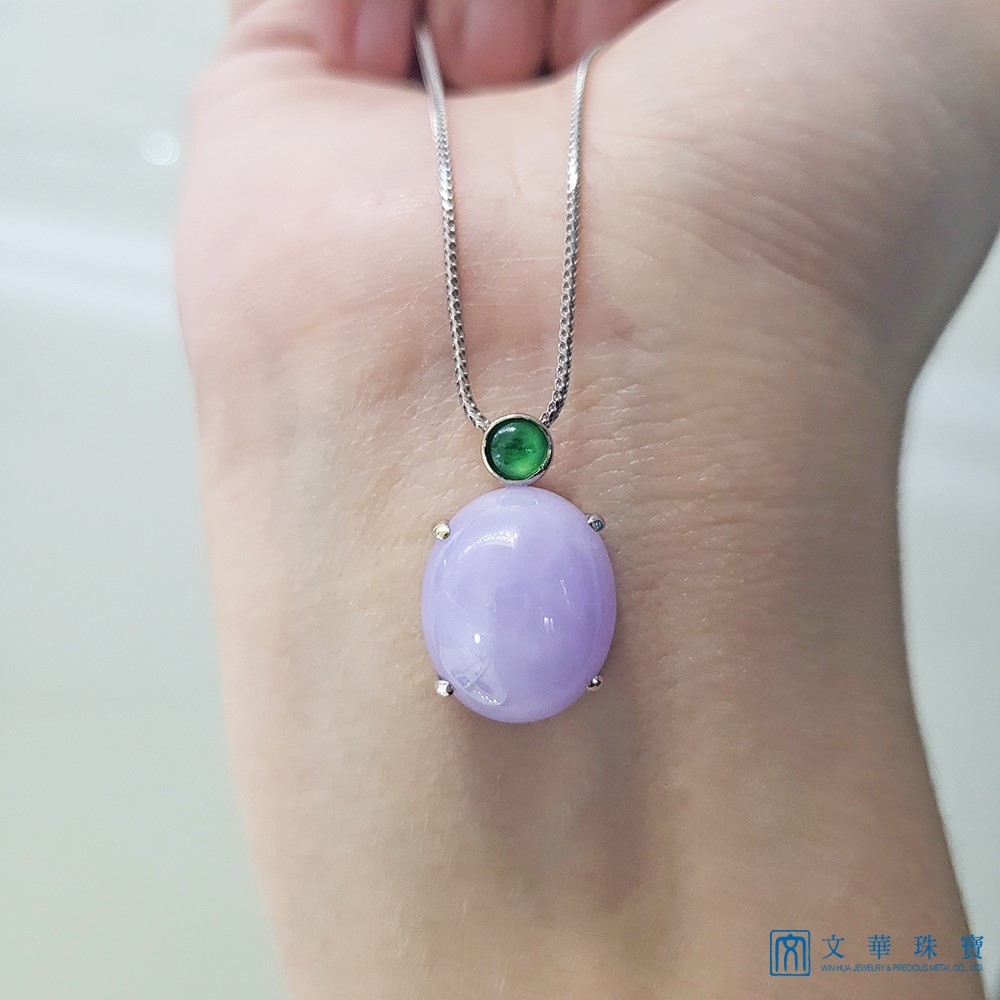 紫翡蛋面墜(已售出)