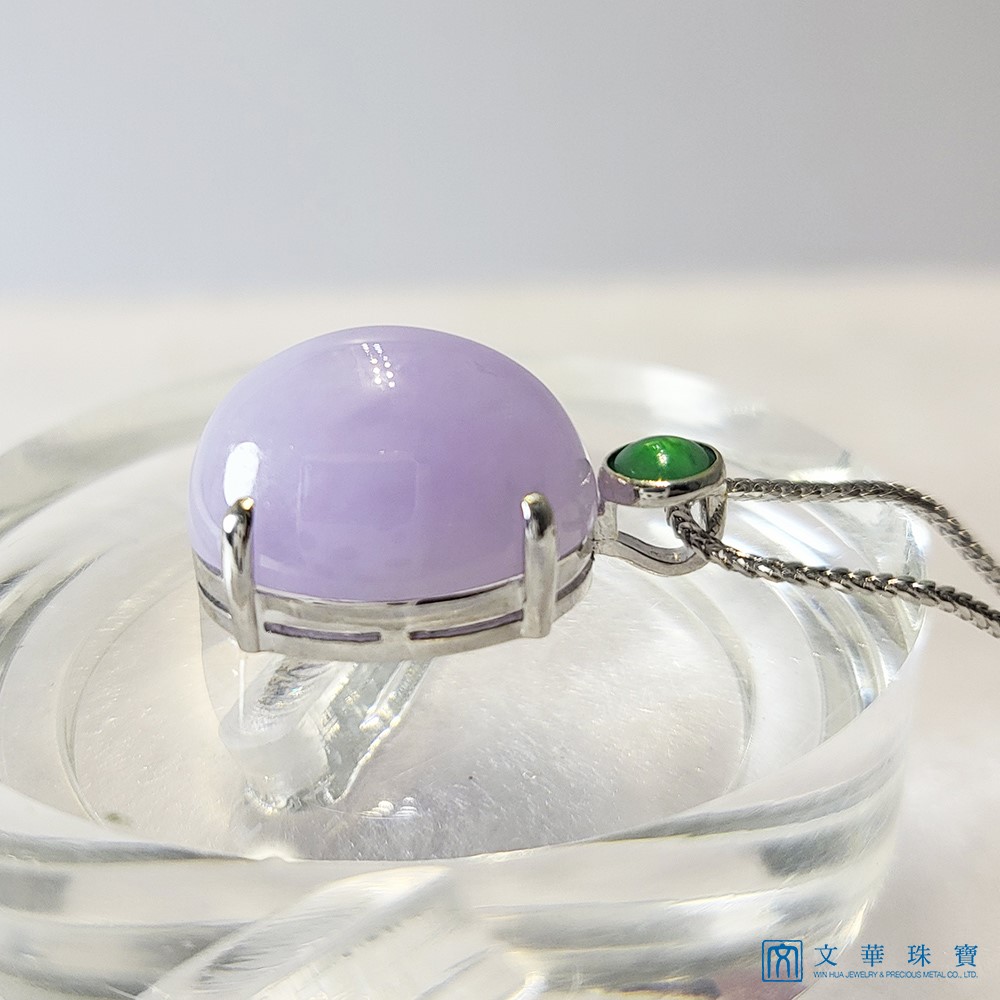 紫翡蛋面墜(已售出)