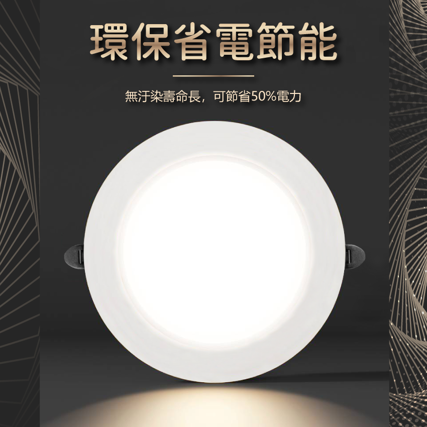 ◎LED嵌燈系列/崁燈/天花燈 12W 白光/自然光/黃光 開孔12CM CNS認證