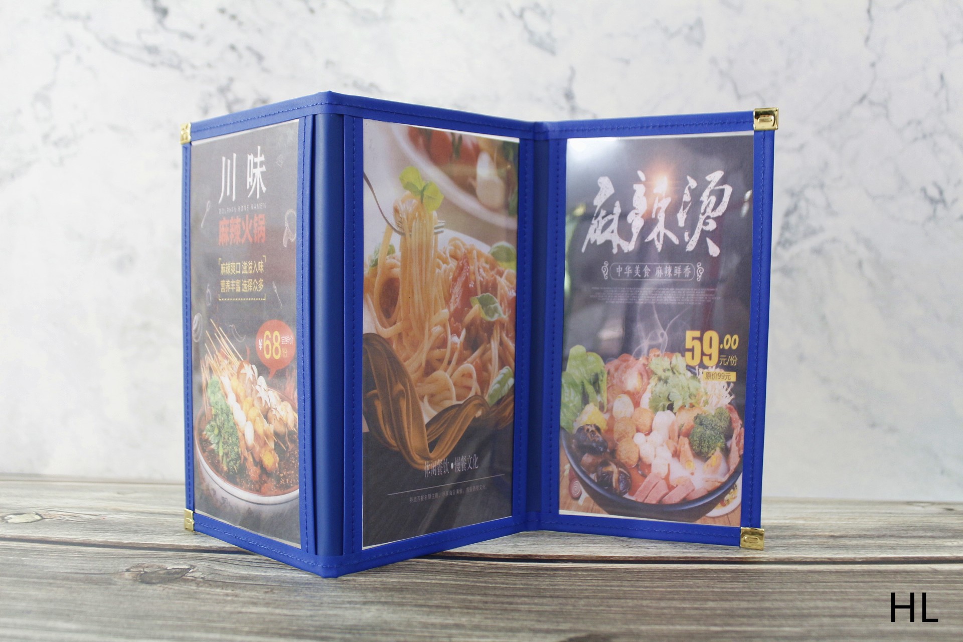 桌上型直立式透明DM本 