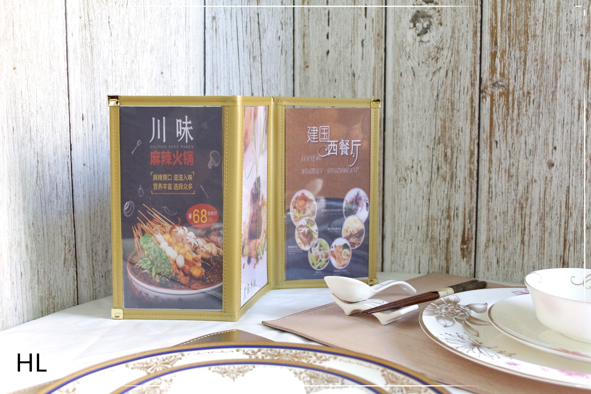 桌上型直立式透明DM本 
