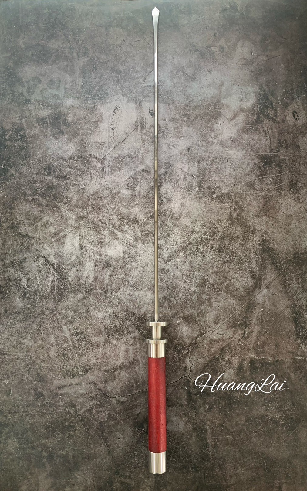 S.T不鏽鋼紅木柄烤肉針