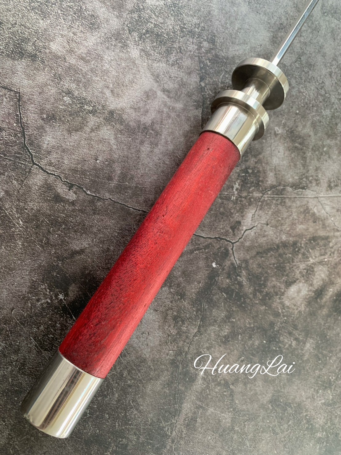 S.T不鏽鋼紅木柄烤肉針