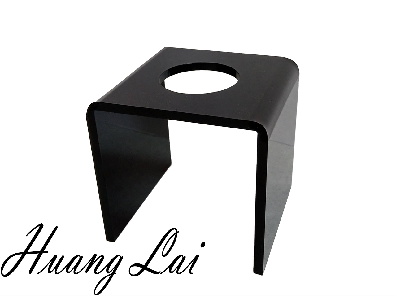黑色ㄇ型手捲架 (單孔) 