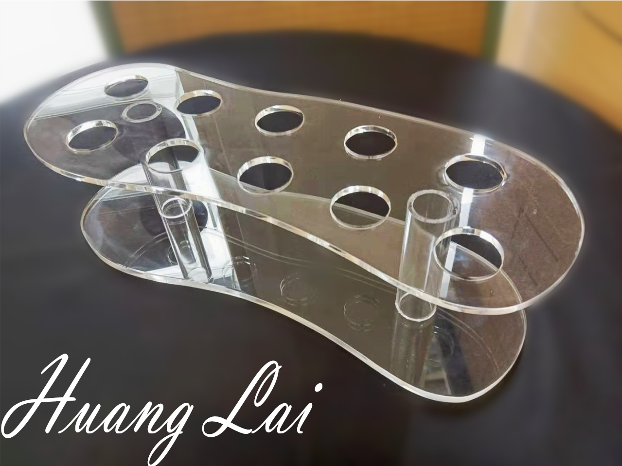 透明造型手捲架 (10孔)  