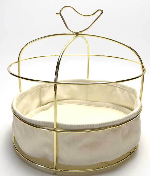 金線條小雞展示籃 (訂製品)